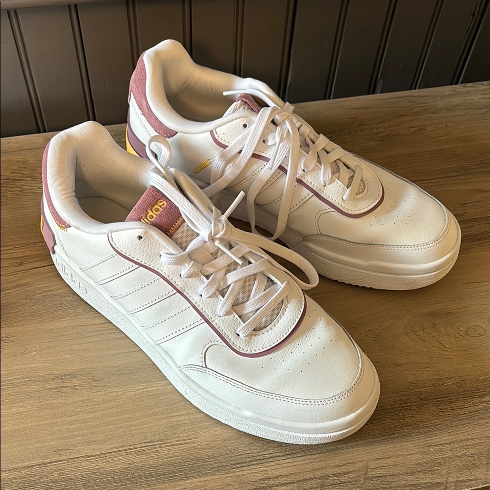 Adidas White and Pink Sneakers